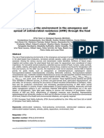 EFSA Journal - 2021 - Role Played by The Environment in The Emergence and Spread of Antimicrobial Resistance AMR