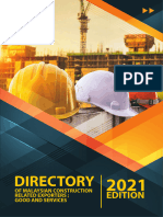 Directory of Malaysian Construction Related Exporters Good and Services Edisi 2021