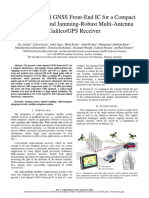 A Four-Channel GNSS Front-End IC For A Compact Interference - and Jamming-Robust Multi-Antenna Galileo-GPS Receiver