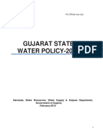 Gujarat State Water Policy-2015