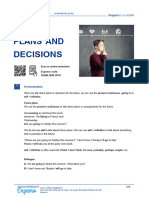 Future Plans and Decisions British English Teacher