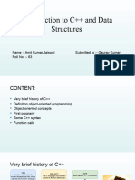 C++ and Data Structures Presentation