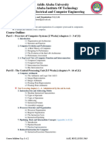 ECEG-3163 Comp Arch Course Outline