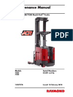 Maintenance Manual: Models 7500/7520 Reach-Fork Trucks