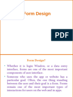 Form Design