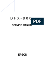 Epson DFX-8000 Service Manual