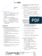 Unit 8 Standard Test A