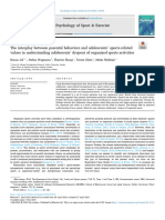 The Interplay Between Parental Behaviors and Adolescents' Sports-Related Values in Understanding Adolescents' Dropout of Organized Sports Activities