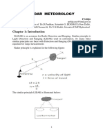 LN - 10 - 50 - Radar Meteorology