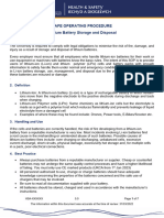 SOP - Lithium Ion Batteries 1