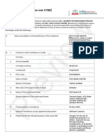 Form 15CB - Filed Form