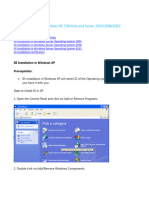 How To Install IIS in Different OS