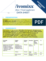 Vivomixx 30 Pack Data Sheet For Hcps