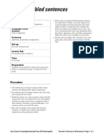 Four Corners Level 2 Unit 2 Scrambled Sentences Worksheet 2