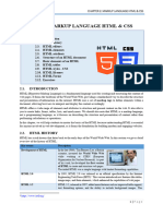 Chapter 02-MARKUP LANGUAGE HTML and CSS