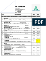 Aanika Pharma PCD Product Sheet