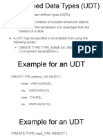 Unit 5 - Object Relational and No-SQL Databases v1 1