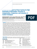 Virtual Inertia Support in Power Systems For High Penetration of Renewables - Overview of Categorization, Comparison, and Evaluation of Control Techniques