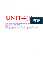 Code Optimization Unit-4-II