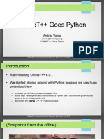 When OMneT++ Goes Python
