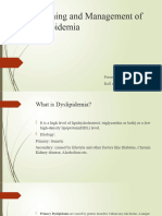 Screening and Management of Dyslipidemia