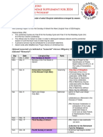 Liturgical Calendar 2024