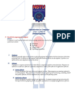 Introduction To Computer - Chapter - 1