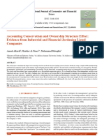 Accounting Conservatism and Ownership Structure Effect - Evidence From Industrial and Financial Jordanian Listed Companies (#354535) - 365941