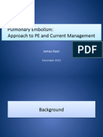 Pulmonary Embolism