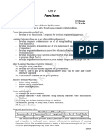 Unit V Functions