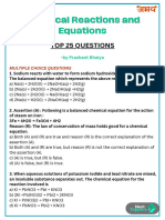 1chemical Reactions & Equations Top 25 Questions Prashant Kirad