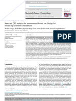 Articulo N°1 - Kano and QFD Analyses For Autonomous Electric Car - Design For Enhancing Customer Contentment