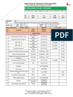 Ready Reckoner For M1 Category: International Centre For Automotive Technology (ICAT)