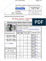 Siemens Sirius Motor Starter Contactors - 3RT