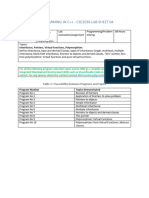 Cplusplus Lab Sheet 04