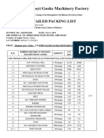 Detailed Packing List