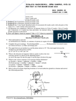 Science Class X Sample Paper Test 03 For Board Exam 2024