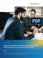 LTI Case Study Guidewire Policy Conversion