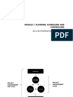 Module 1: Planning, Scheduling and Controlling: Ar12-98 Construction Management