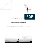 Ancient City SheetMusic