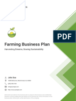 Farming Business Plan Example