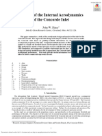 A Study of The Internal Aerodynamics of The Concorde Inlet: John W. Slater