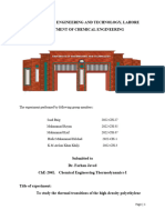 Open Ended Lab Thermodynamics