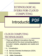 Technological Drivers For Cloud Computing