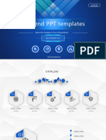 Blue 2.5D Business PowerPoint Templates