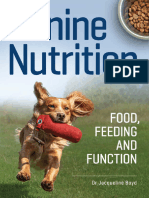 Canine Nutrition, Food, Feeding and Function