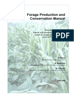 Forage Production and Conservation