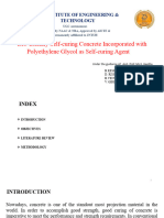 B2 Self Curing Concrete Incroporated With Polyethelene Glycol