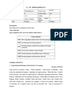 Cs 205 Prog in C Syl