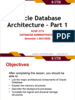 Week 03 - 1 - Oracle Architecture 2020